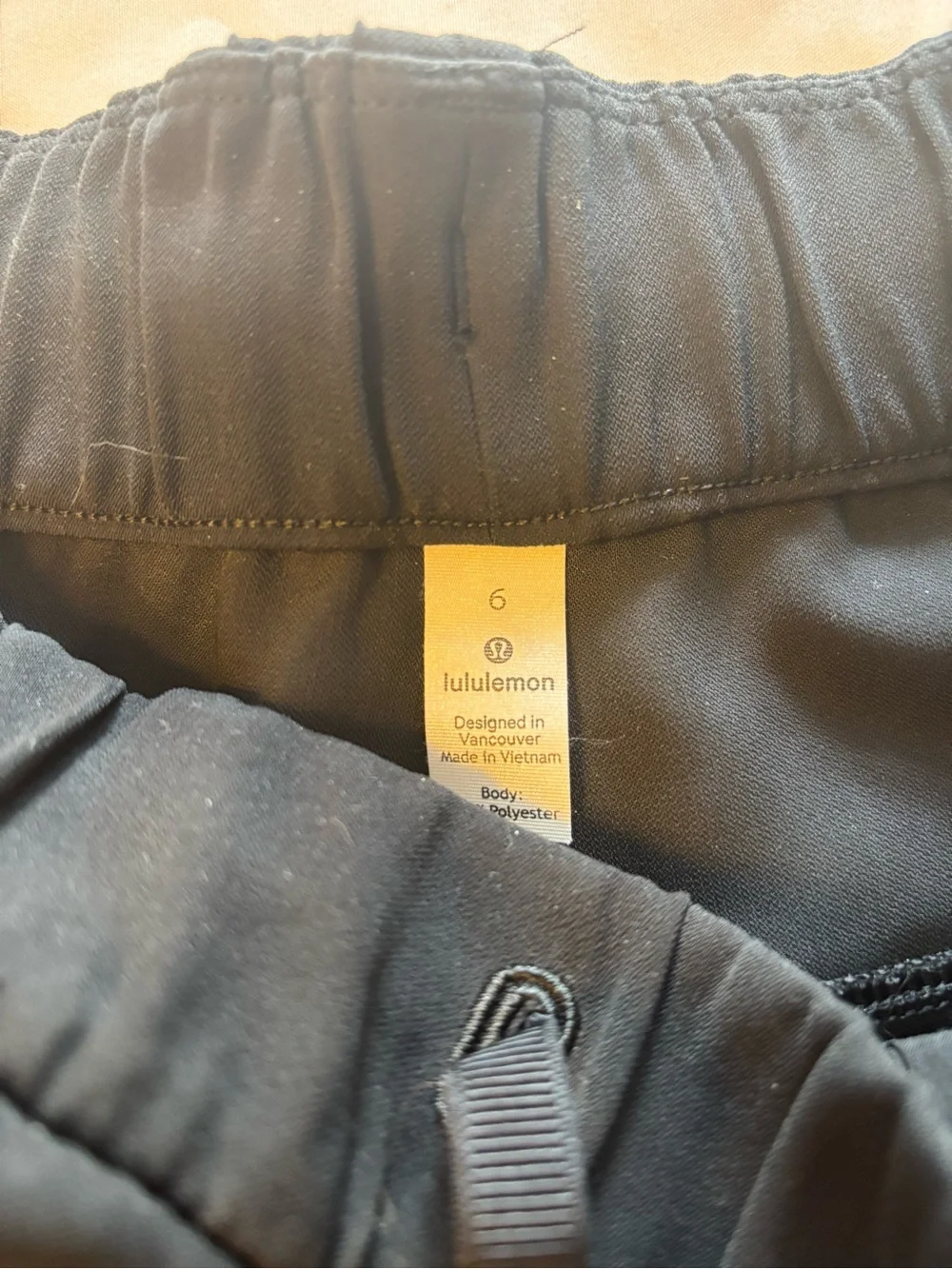lululemon athletica Black Athletic Drawstring Shorts